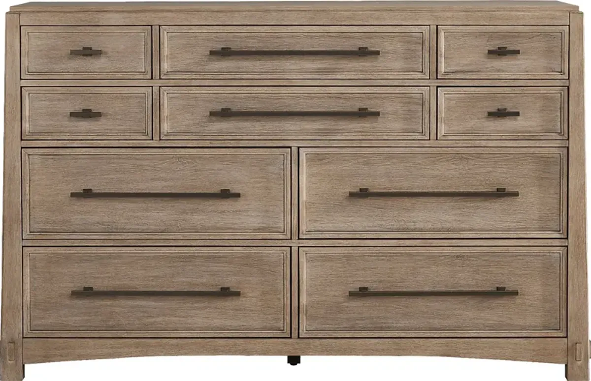 Keaton Taupe Dresser