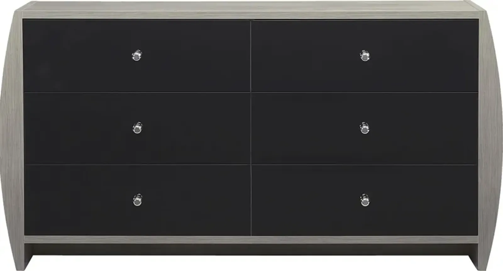 Buccone Heights Black Dresser