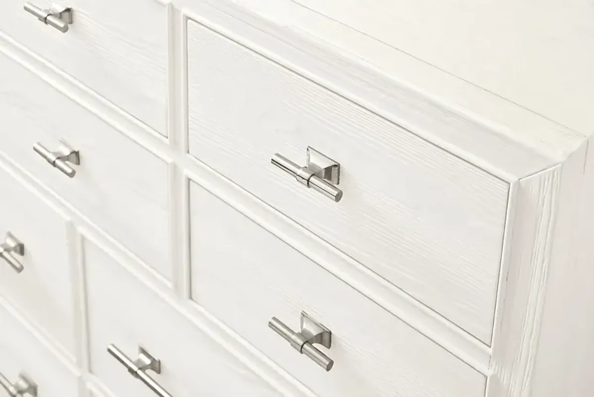 Aruba White Dresser