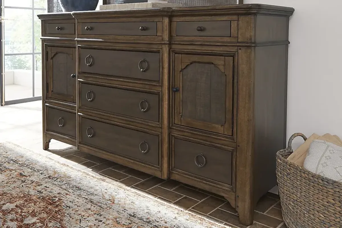 Chandler Hills Brown Dresser