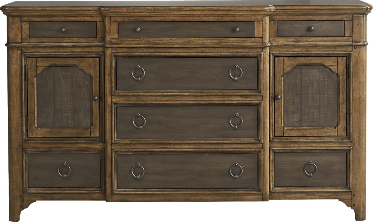 Chandler Hills Brown Dresser