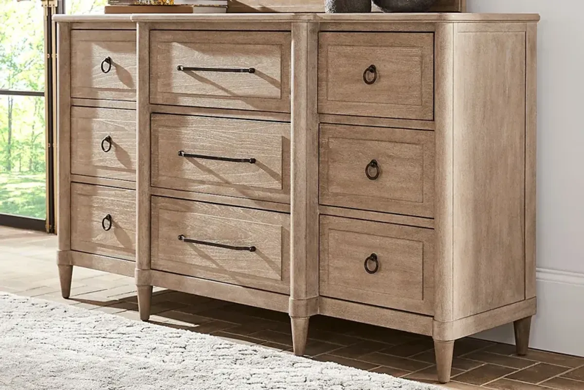 Oakwood Terrace Tan Dresser