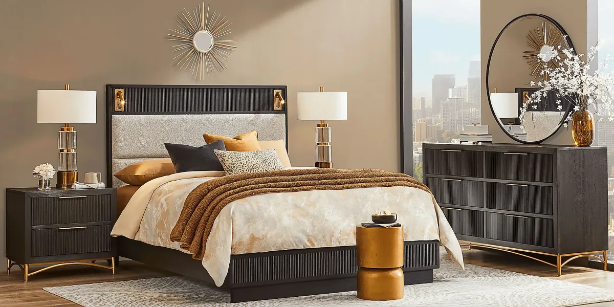 Addison Street 5 Pc Black Queen Bedroom