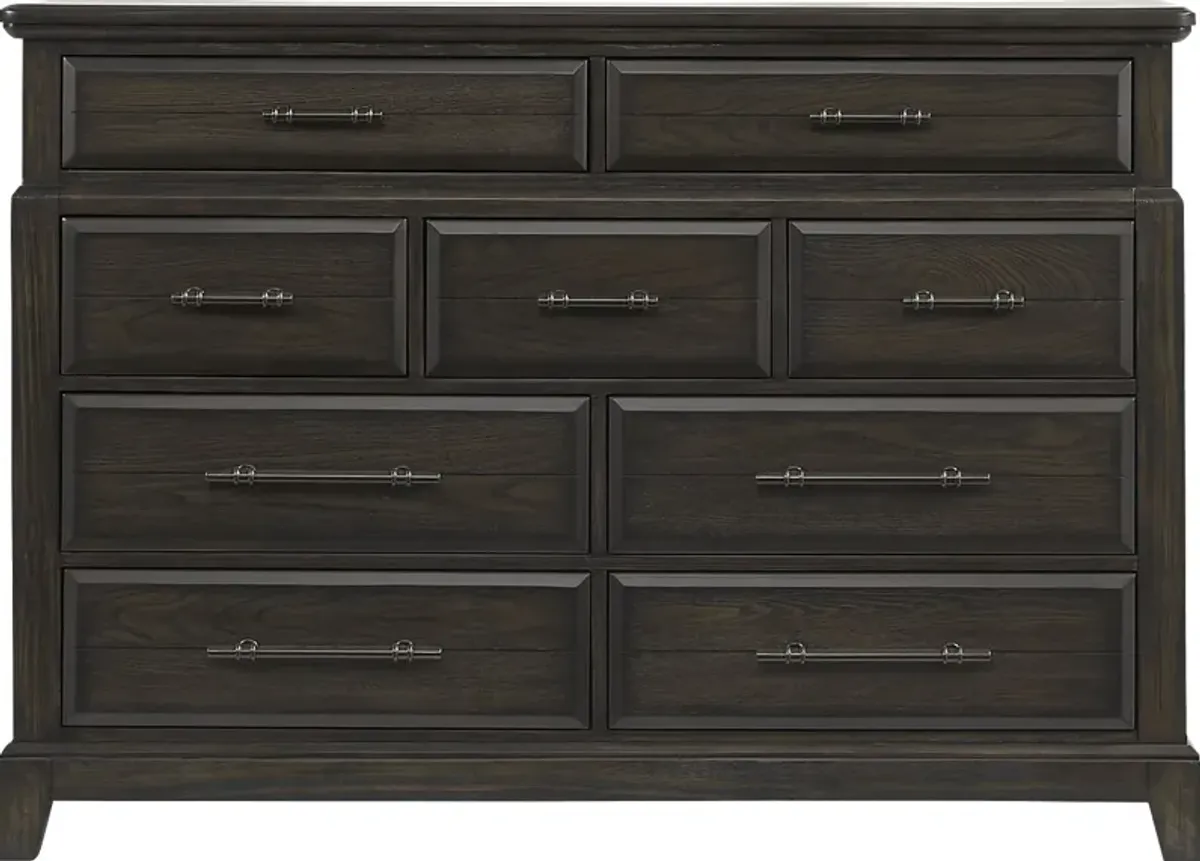 Montana Ridge Brown 5 Pc Queen Panel Bedroom