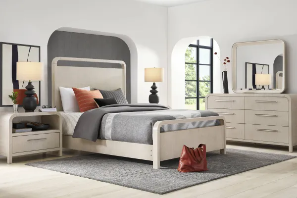 Canyon Light Gray 5 Pc Queen Panel Bedroom
