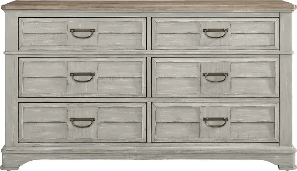 Edisto Bay Gray 5 Pc Queen Panel Bedroom