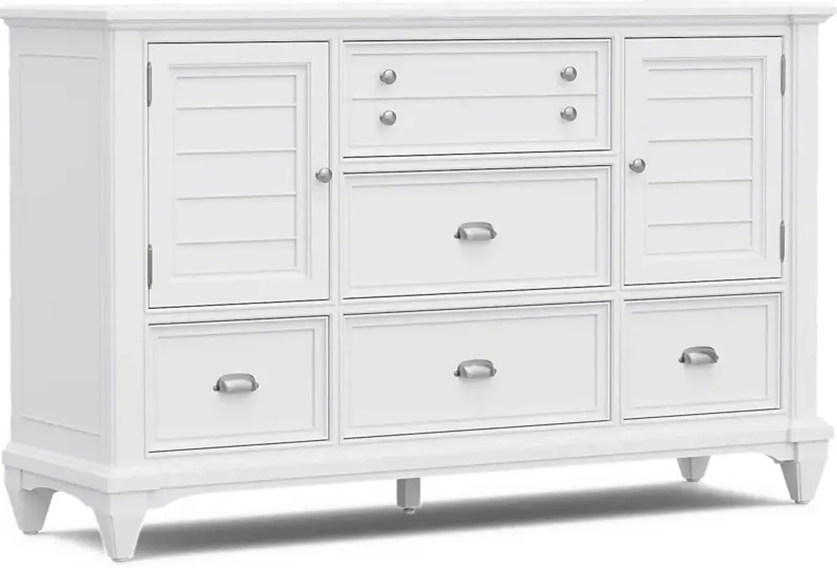 Hilton Head White Door Dresser