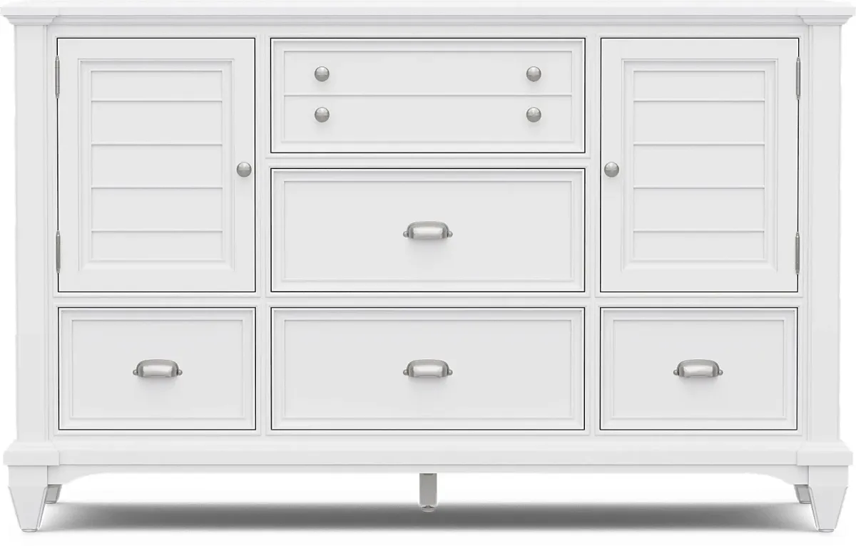 Hilton Head White Door Dresser