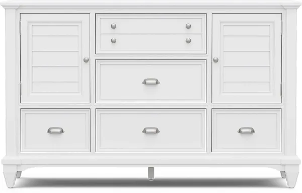 Hilton Head White Door Dresser