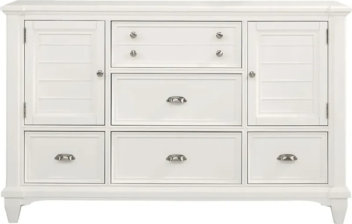 Hilton Head White Door Dresser