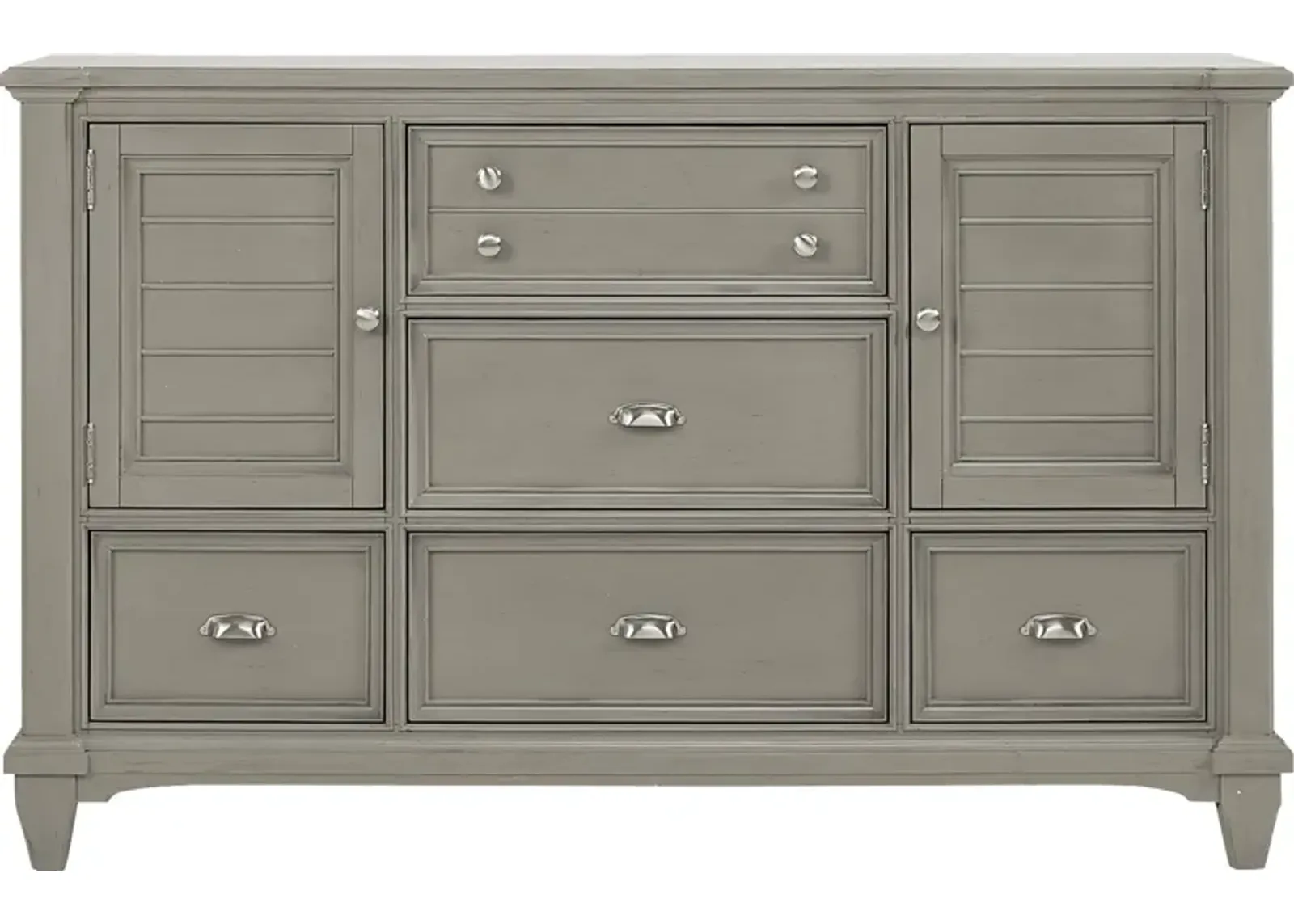 Hilton Head Gray Door Dresser