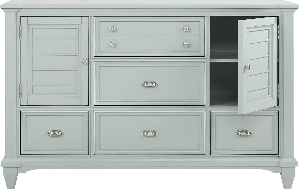 Hilton Head Mint Door Dresser