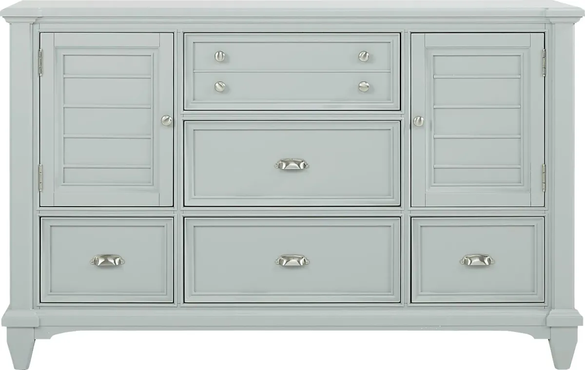 Hilton Head Mint Door Dresser