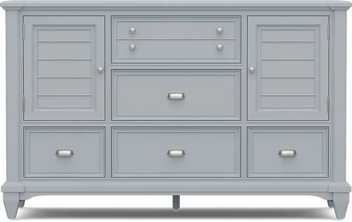 Hilton Head Blue Door Dresser