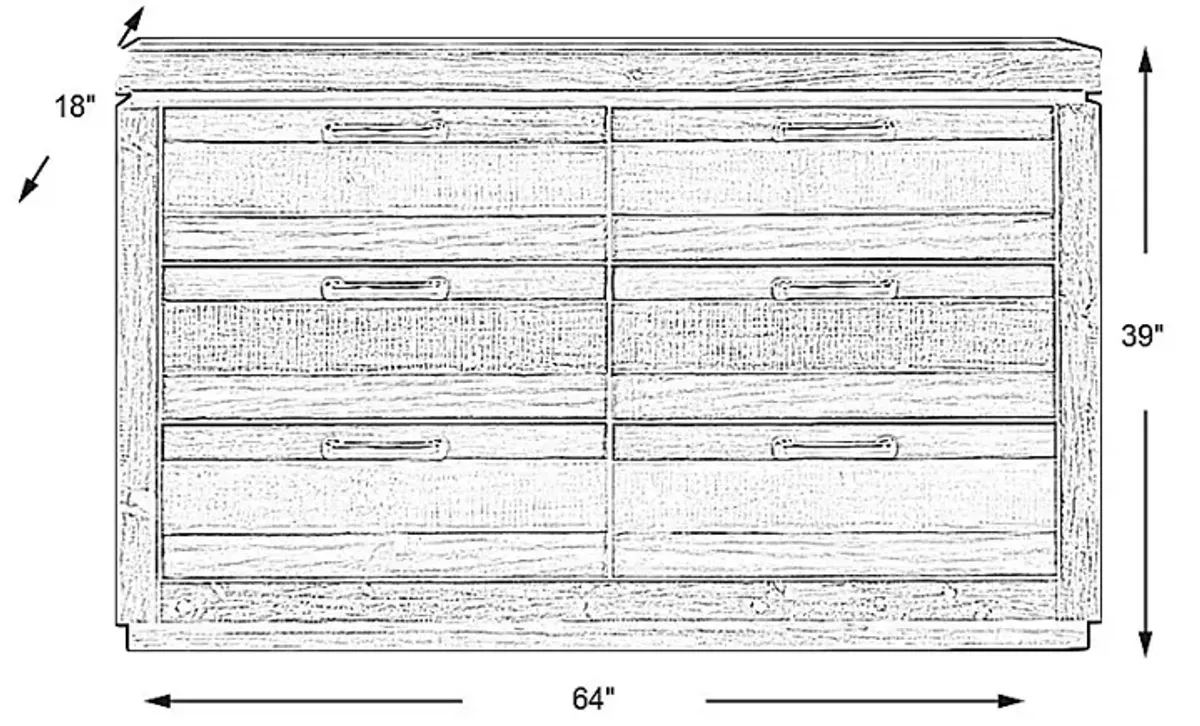 Westover Hills Brown Dresser