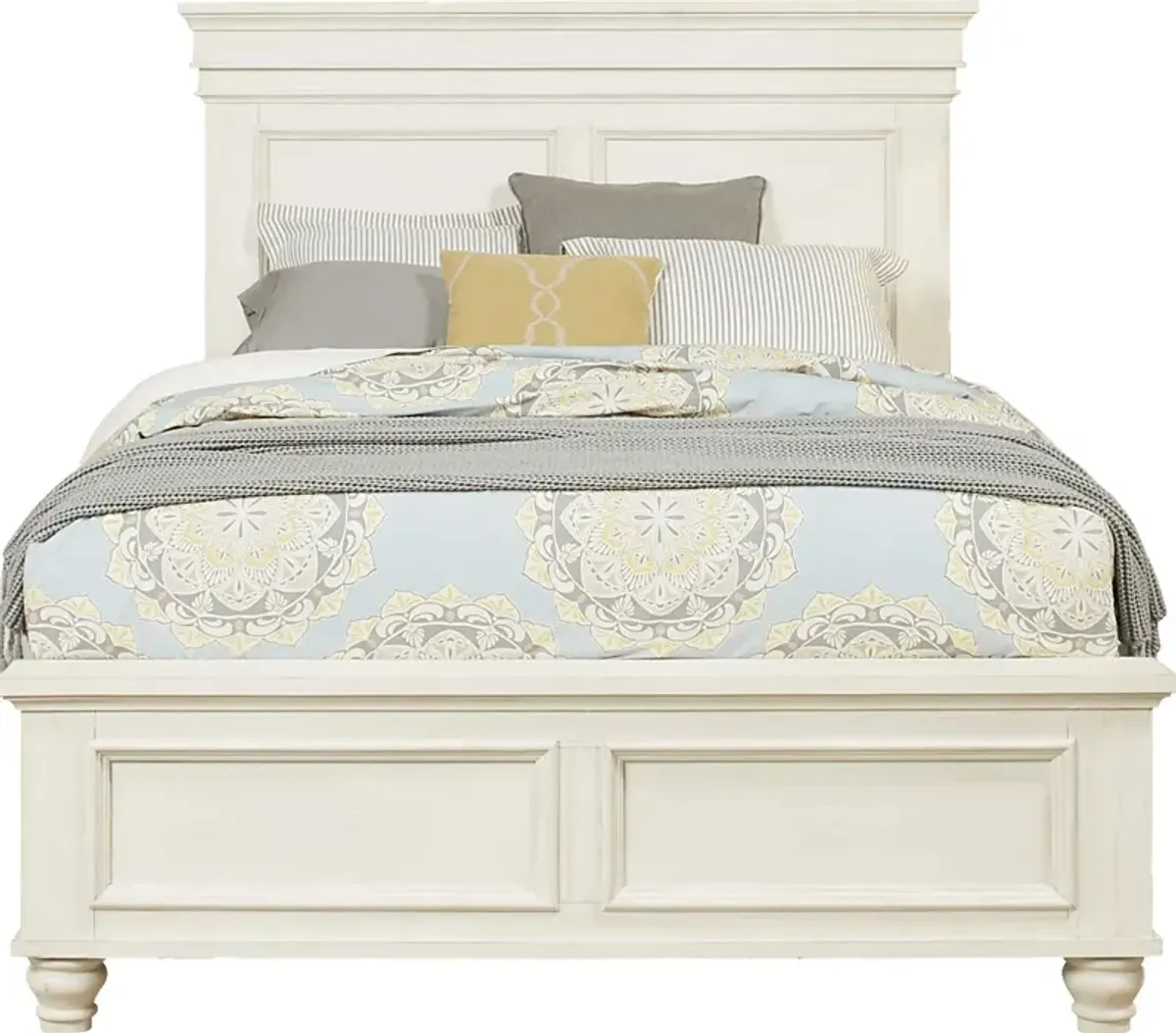 Lake Town Off-White 5 Pc Queen Panel Bedroom