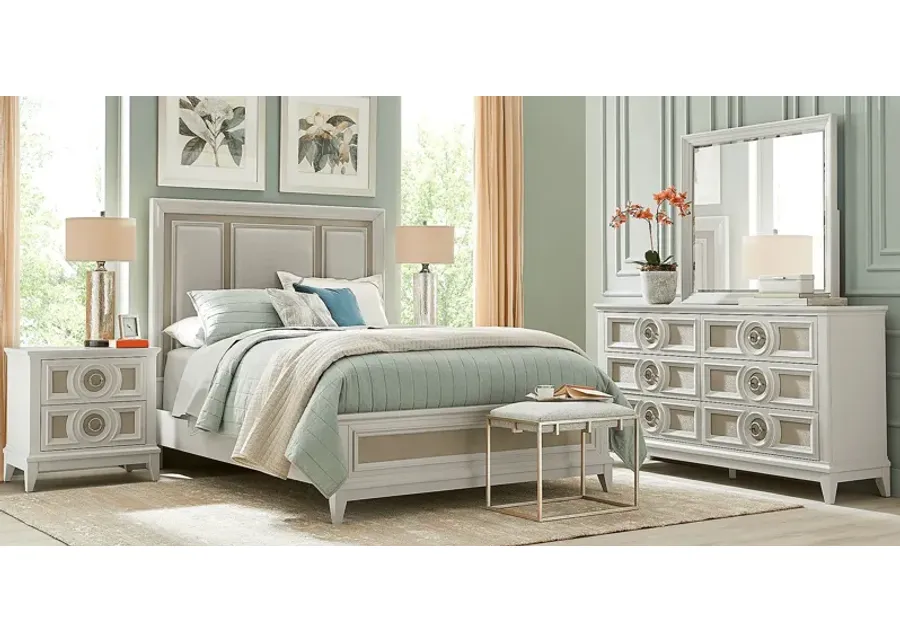 Gianna Lane Ivory 5 Pc Queen Panel Bedroom