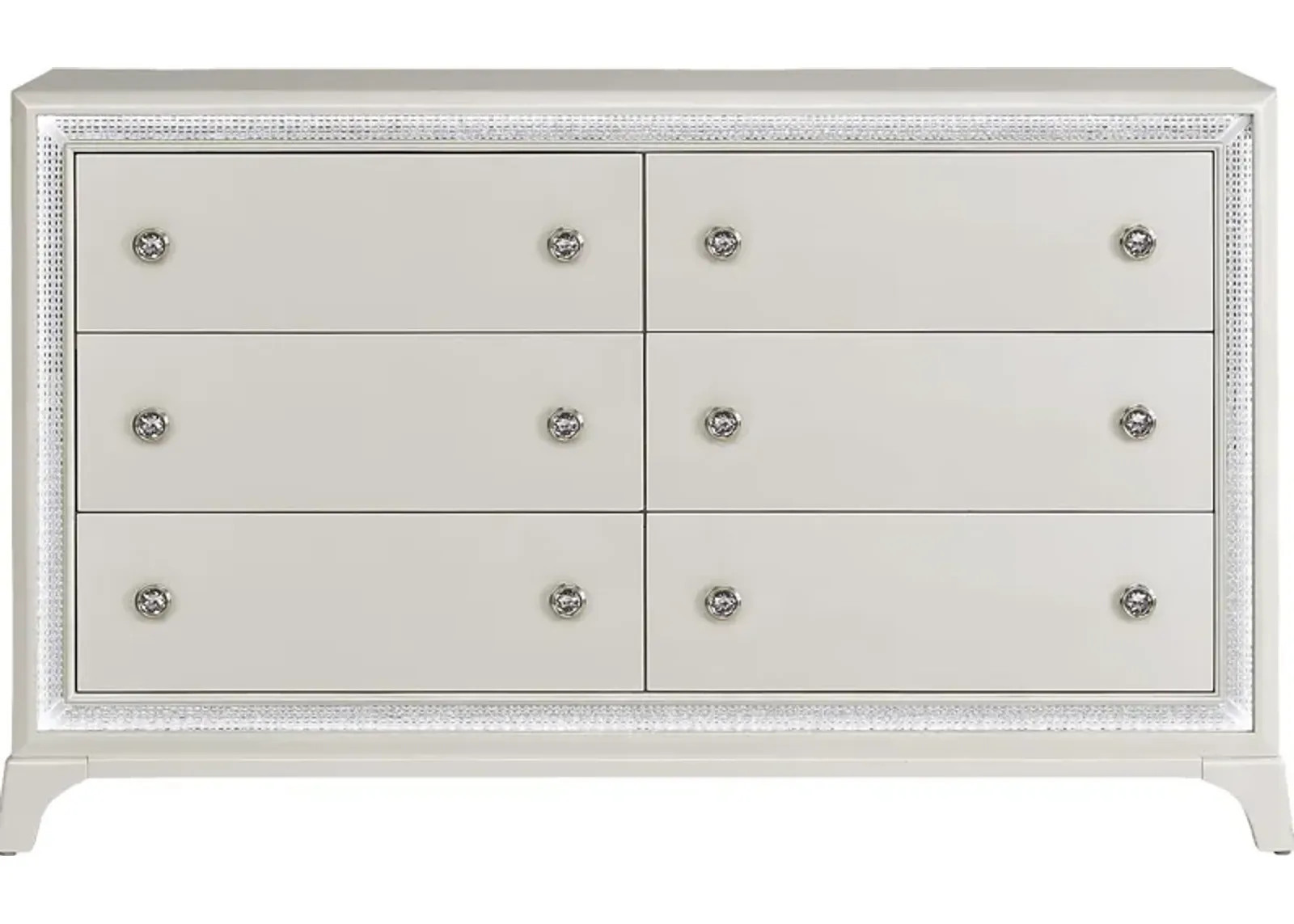 Avery White Dresser