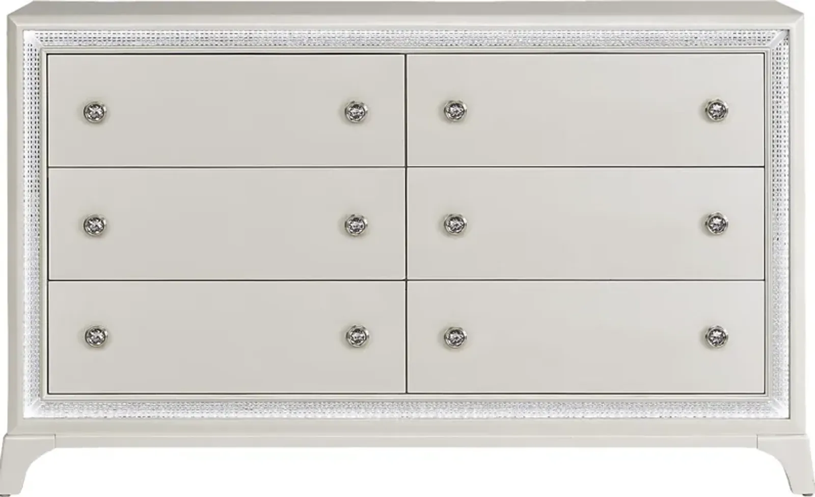 Avery White Dresser