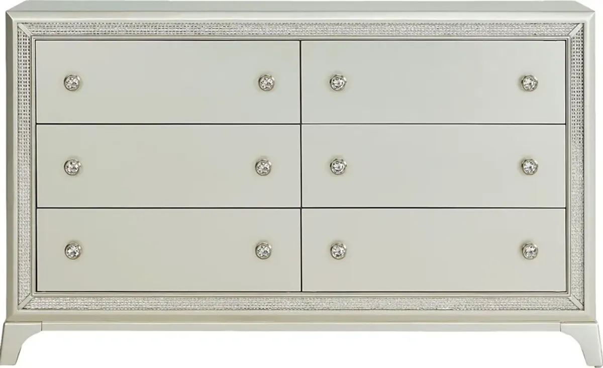 Avery Silver Dresser