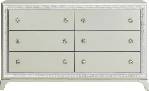 Avery Silver Dresser