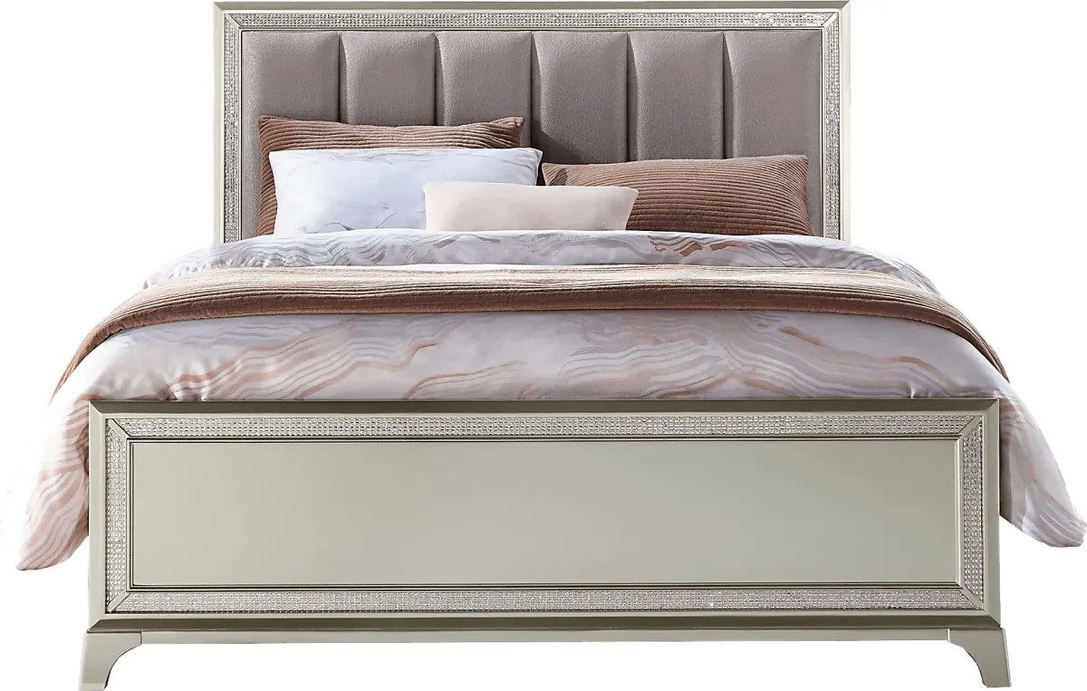 Avery Silver 5 Pc Queen Bedroom