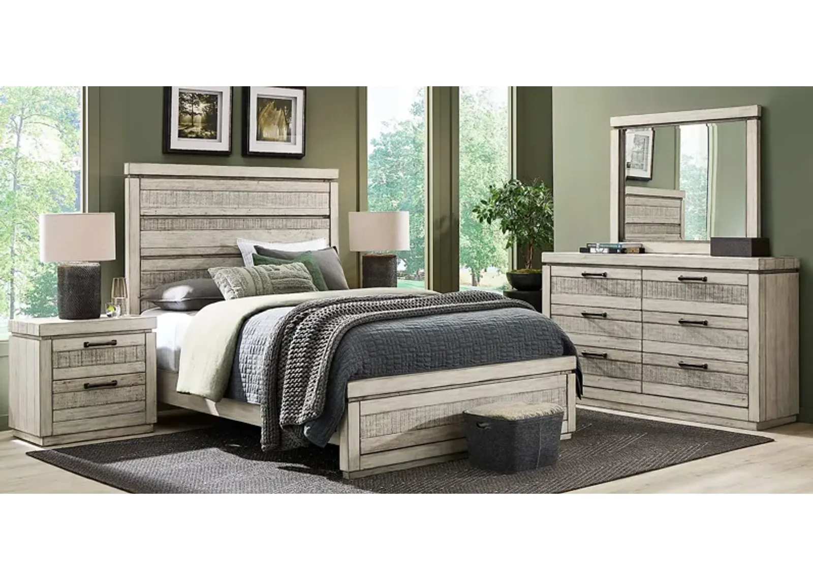 Westover Hills Gray 5 Pc Queen Panel Bedroom