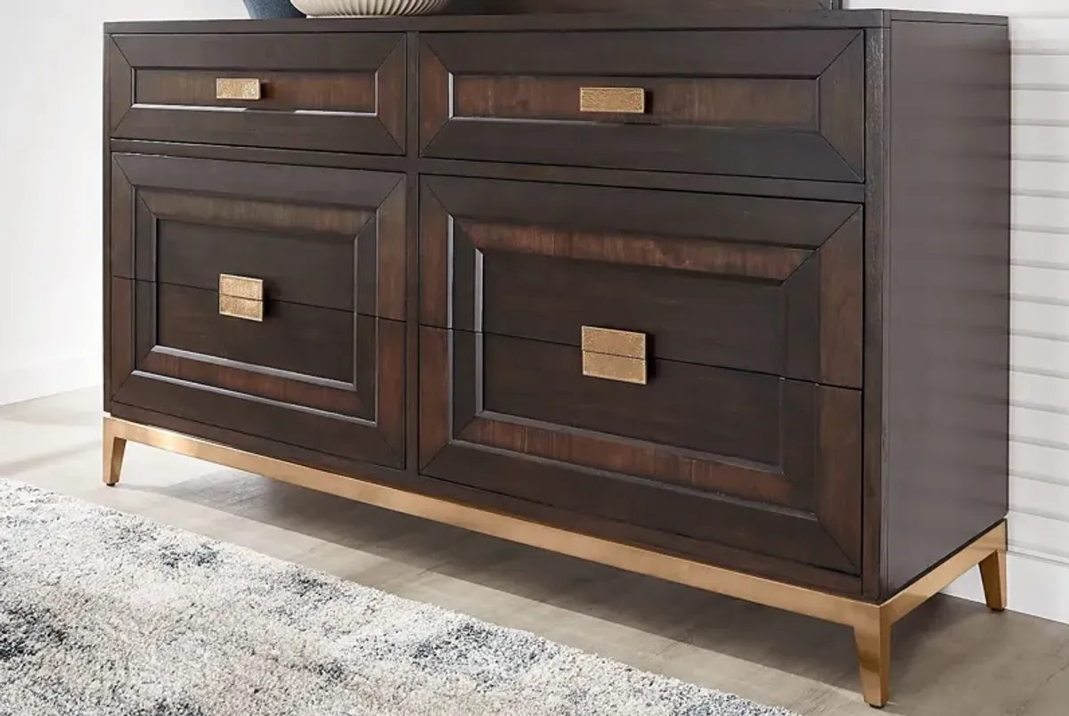 Lavo Brown Cherry Dresser