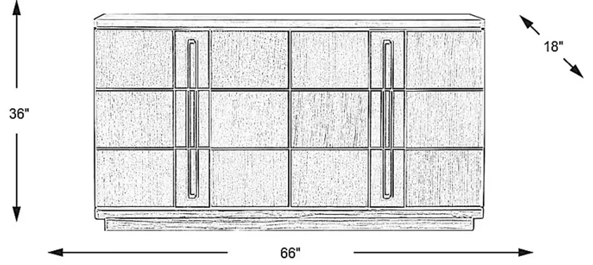 Issabela Caramel Dresser