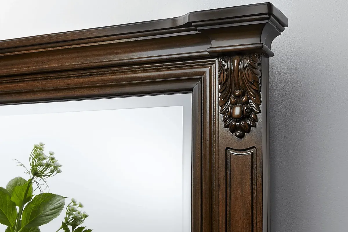 Fuller Brown Cherry 5 Pc Queen Panel Bedroom