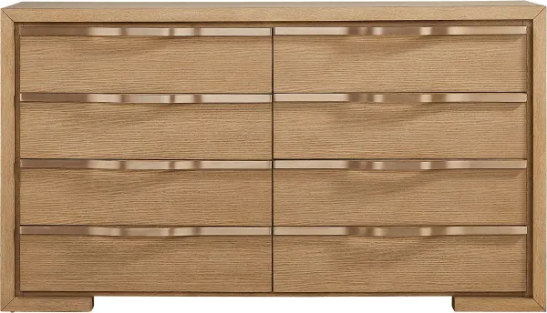 Alpine Lake Light Oak Finish Dresser