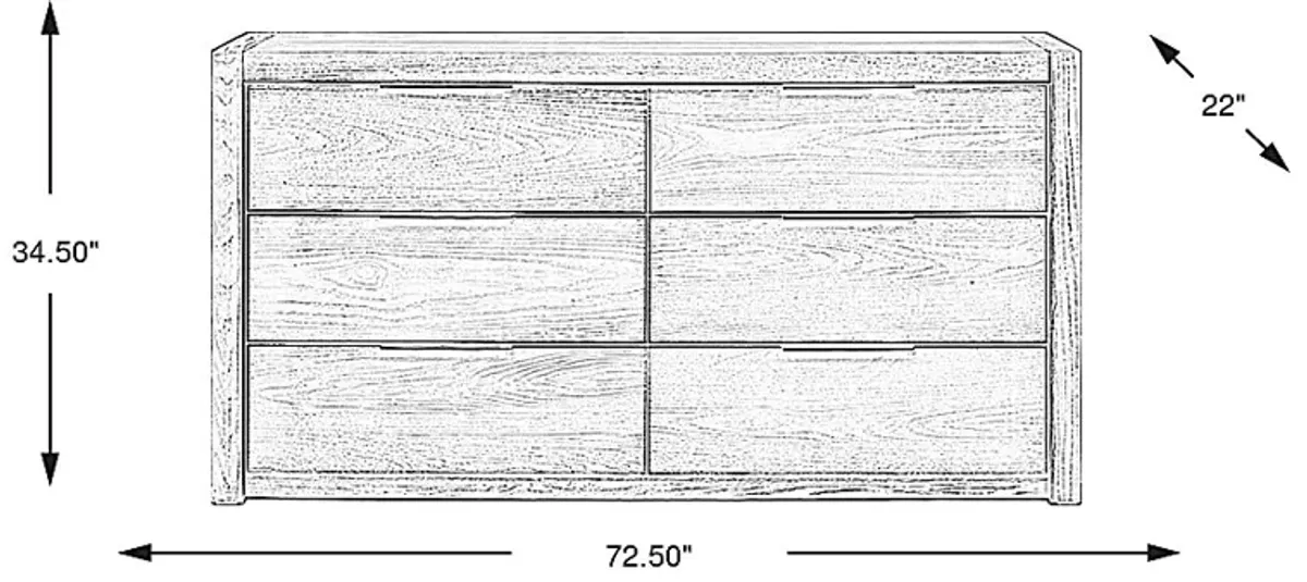Easton Park Natural Dresser