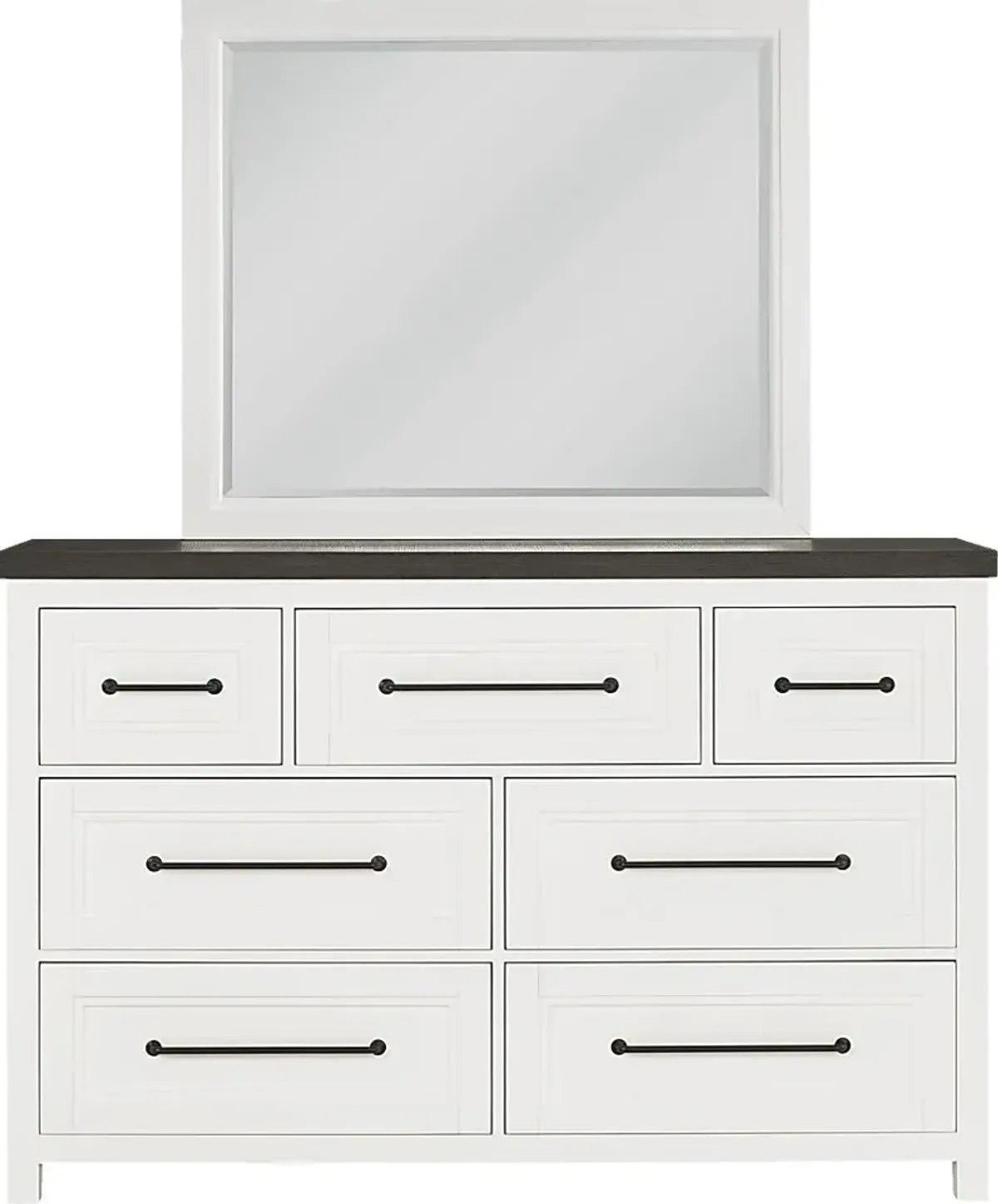 Tremblay Square White Mirror