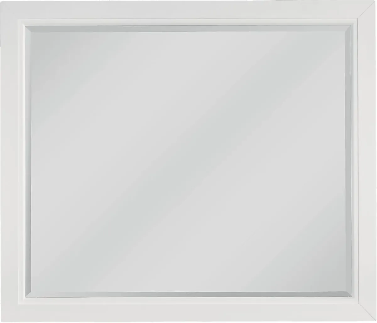 Tremblay Square White Mirror