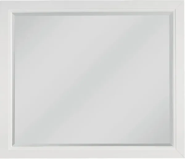 Tremblay Square White Mirror