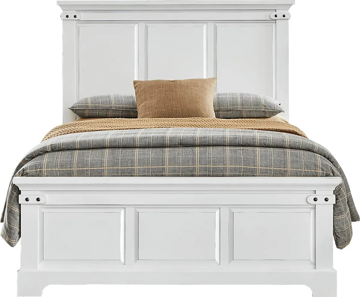 Fairhaven White 5 Pc King Panel Bedroom