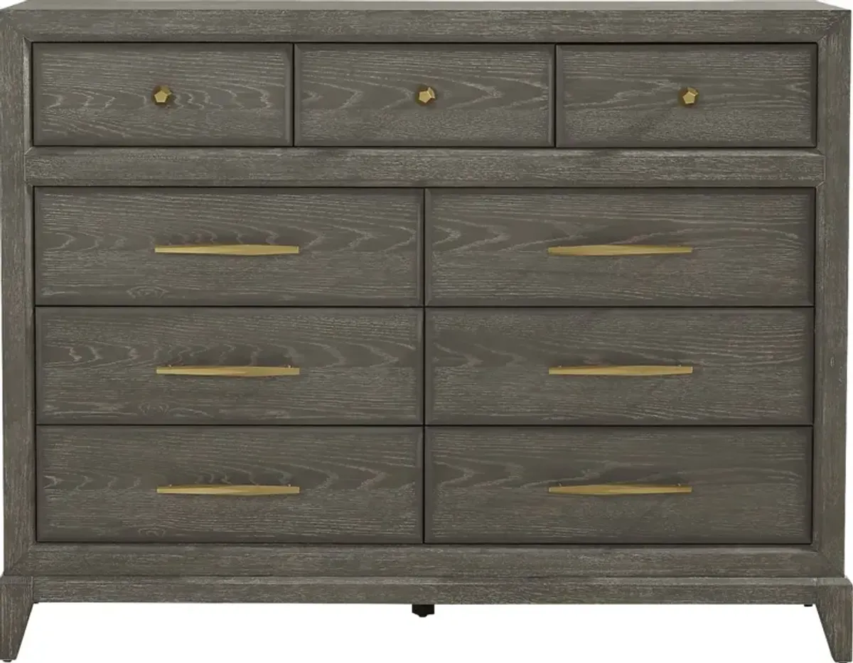 Kailey Park Charcoal 5 Pc King Panel Bedroom