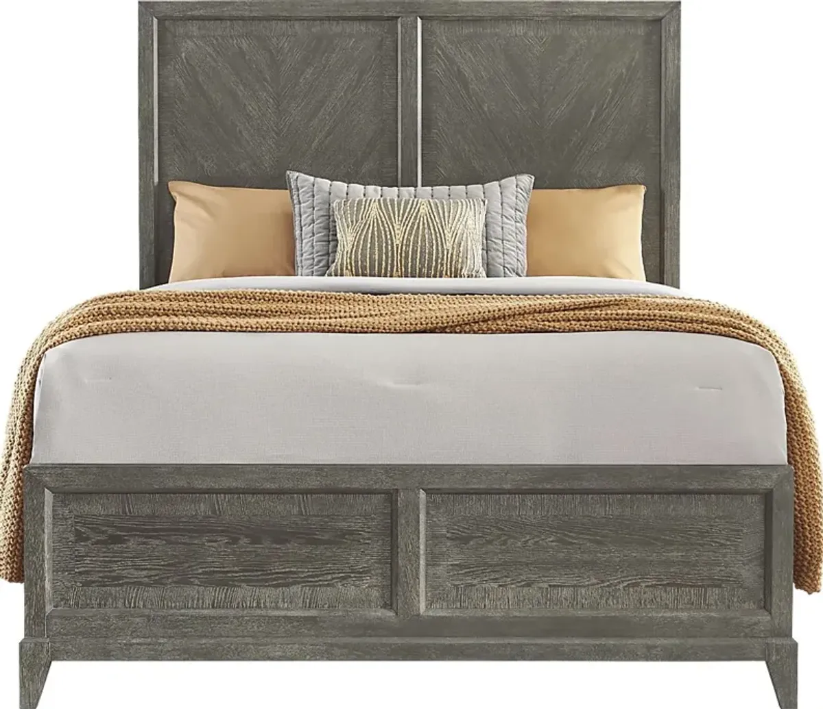 Kailey Park Charcoal 5 Pc King Panel Bedroom