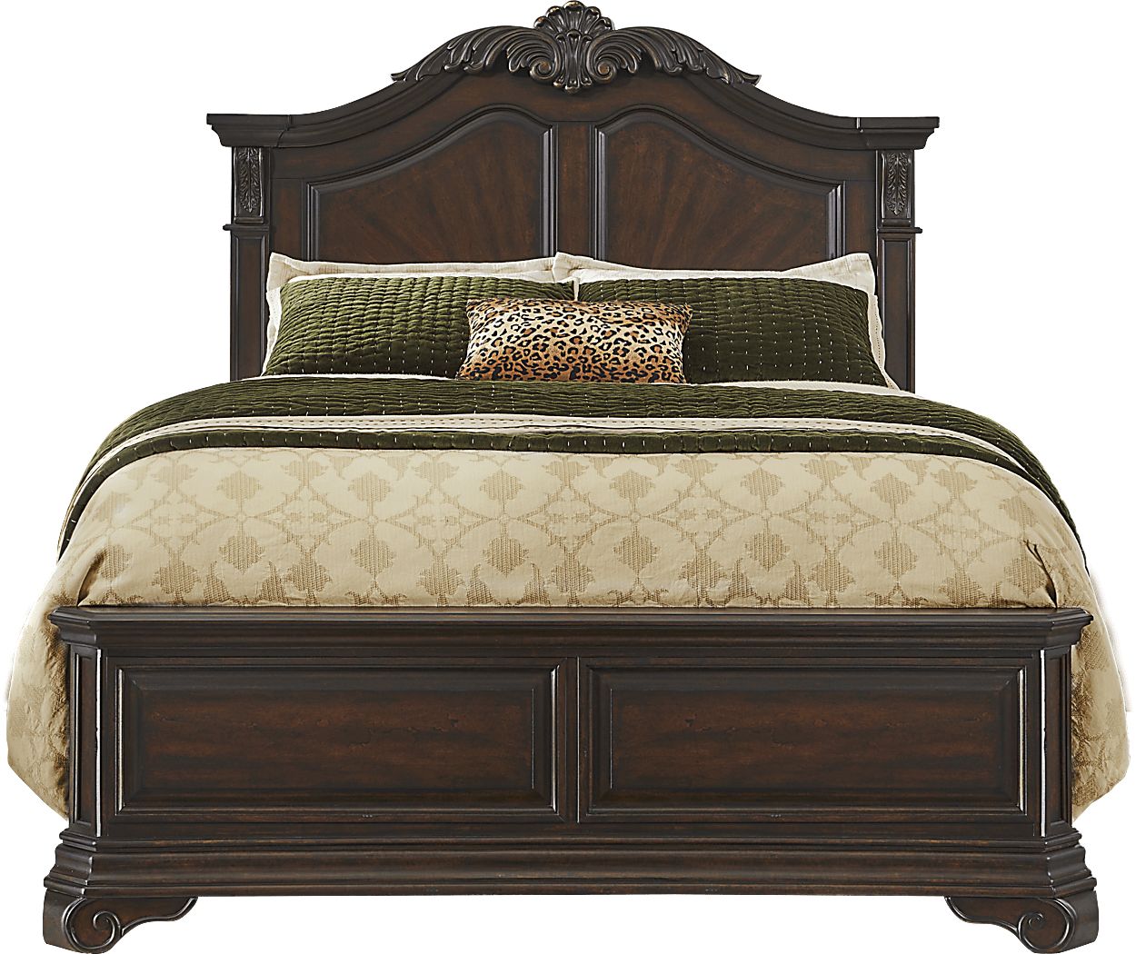 Oakmont Brown Cherry 5 Pc King Bedroom