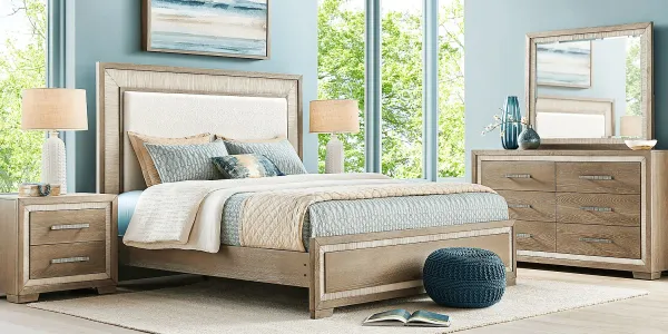 Sand Key Sandstone 5 Pc King Upholstered Bedroom