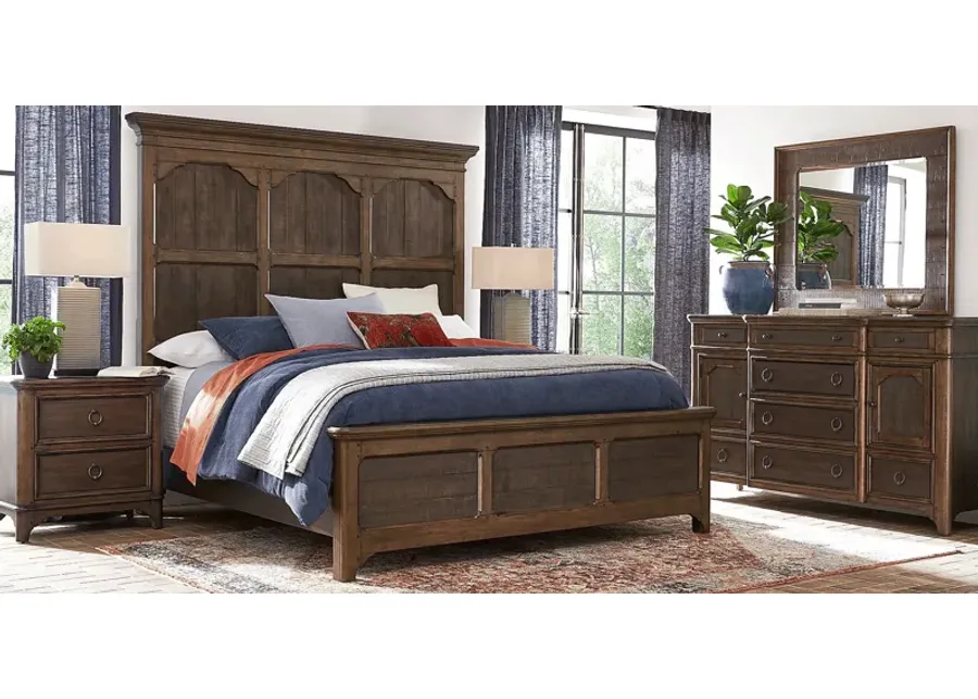 Chandler Hills Brown 5 Pc King Bedroom