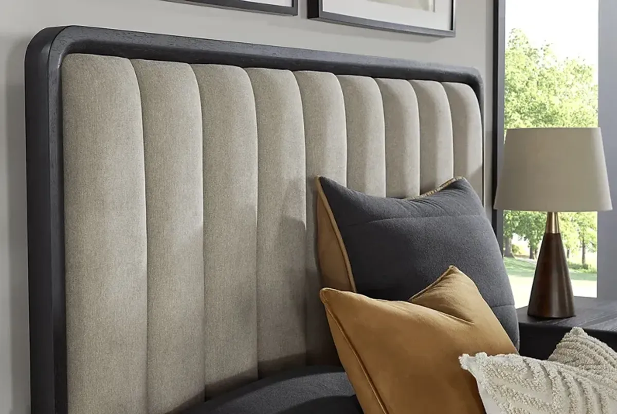 Archer Grove Black 5 Pc King Upholstered Bedroom