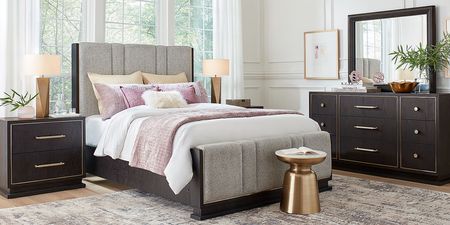 Wilshire Merlot 5 Pc King Upholstered Bedroom