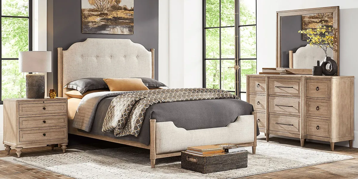 Oakwood Terrace Tan Mirror