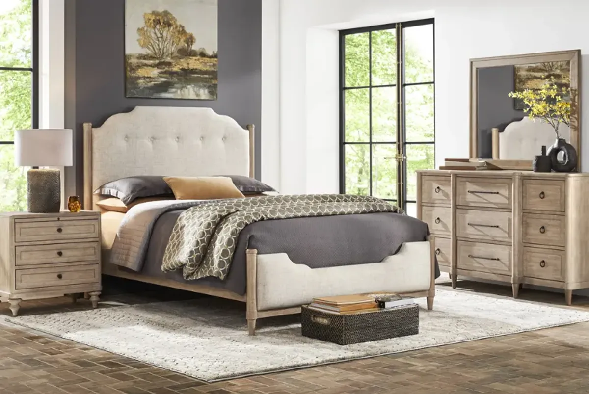 Oakwood Terrace Tan Mirror