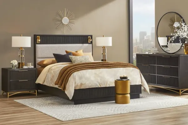Addison Street 5 Pc Black King Bedroom