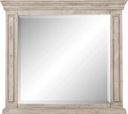 Pine Manor Gray Mirror