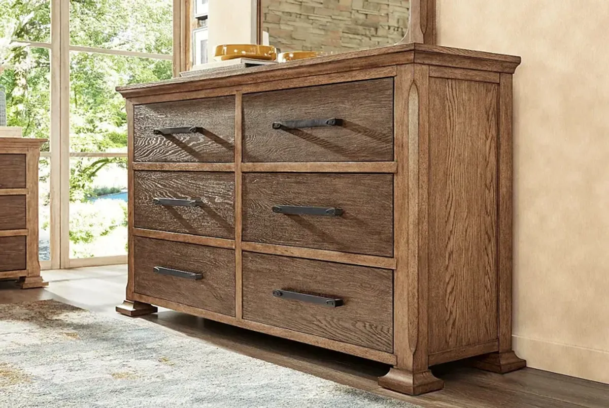 Telluride Brown 5 Pc King Panel Bedroom