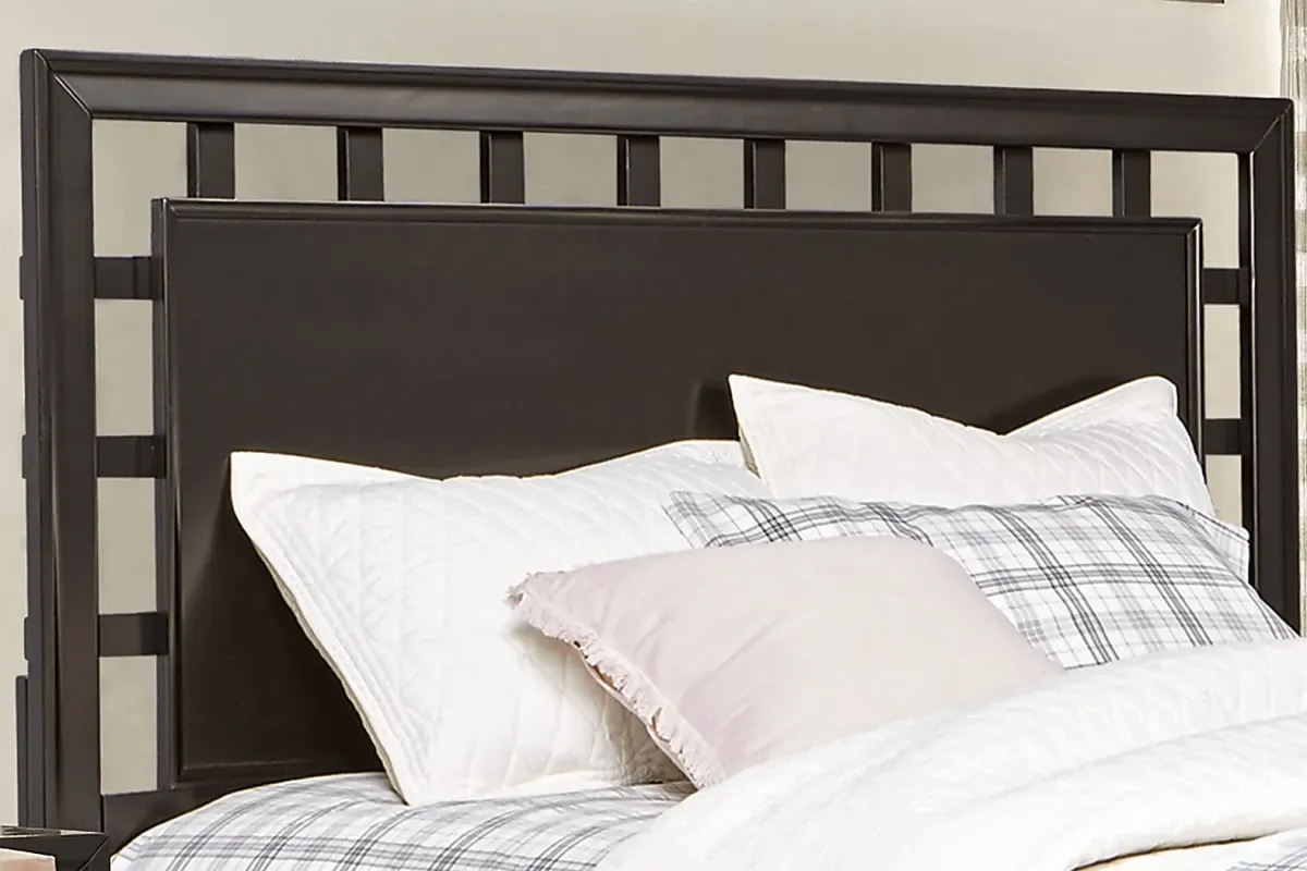 Belcourt Black 5 Pc King Lattice Bedroom