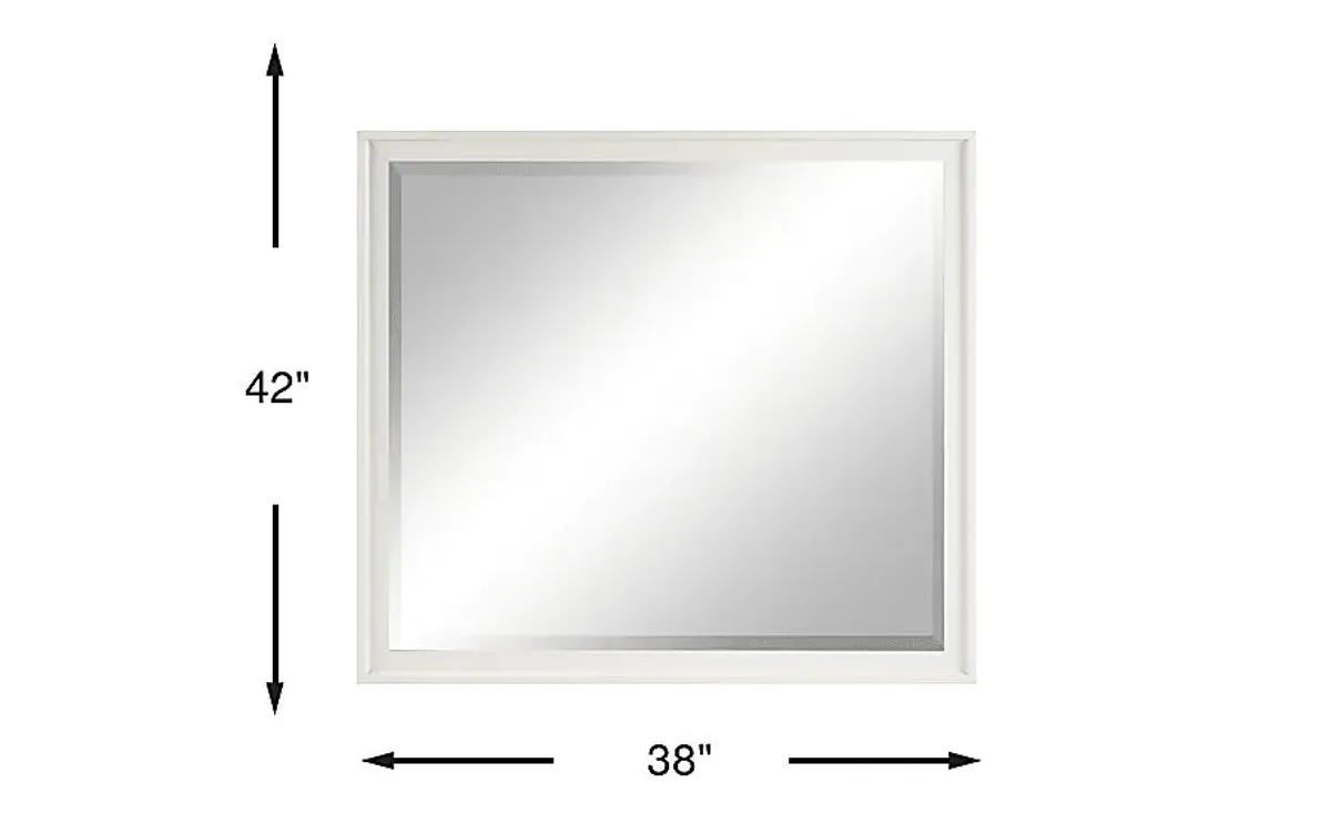 Belcourt White Mirror